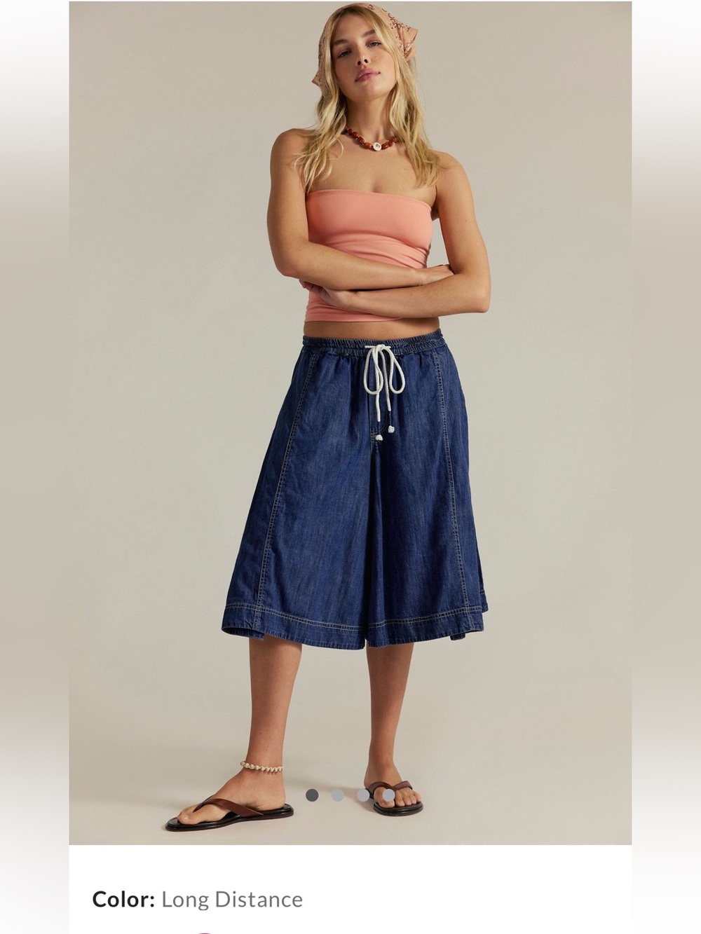 We The Free Distant Lover Culotte Jeans
